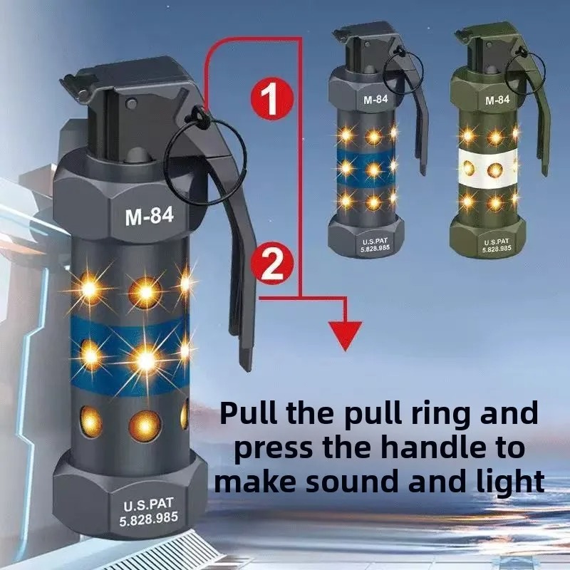 Outdoor Camping Essential Gear - نموذج قنبلة M84 التكتيكية الوهمية مع