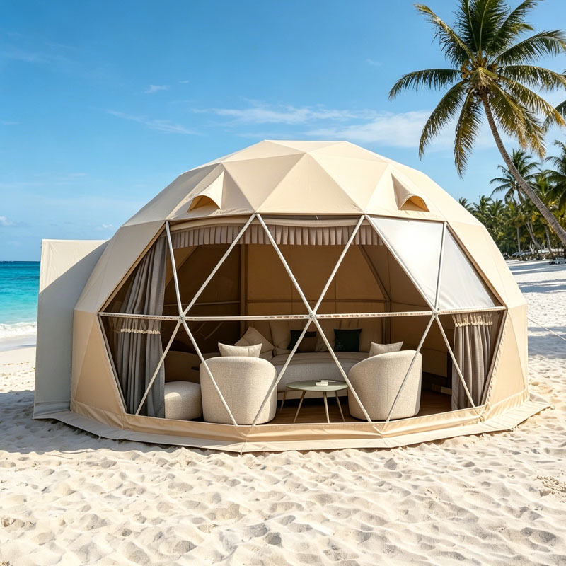 Outdoor Camping Dome - خيمة قبة فاخرة للتخييم مع غطاء
