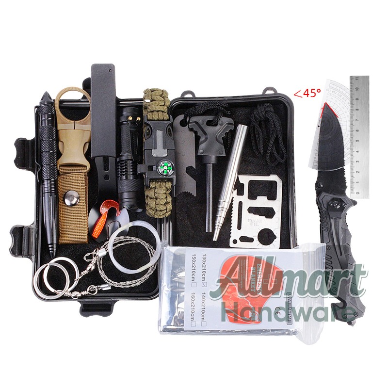 Survival Kit - صندوق أدوات النجاة EDC المحمول متعدد