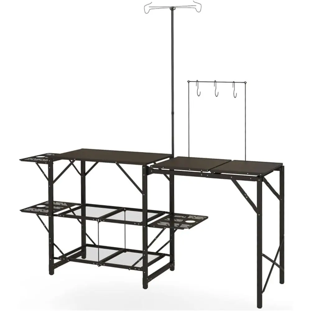 Outdoor Camping Kitchen Table - محطة مطبخ محمولة للتخييم في الهواء