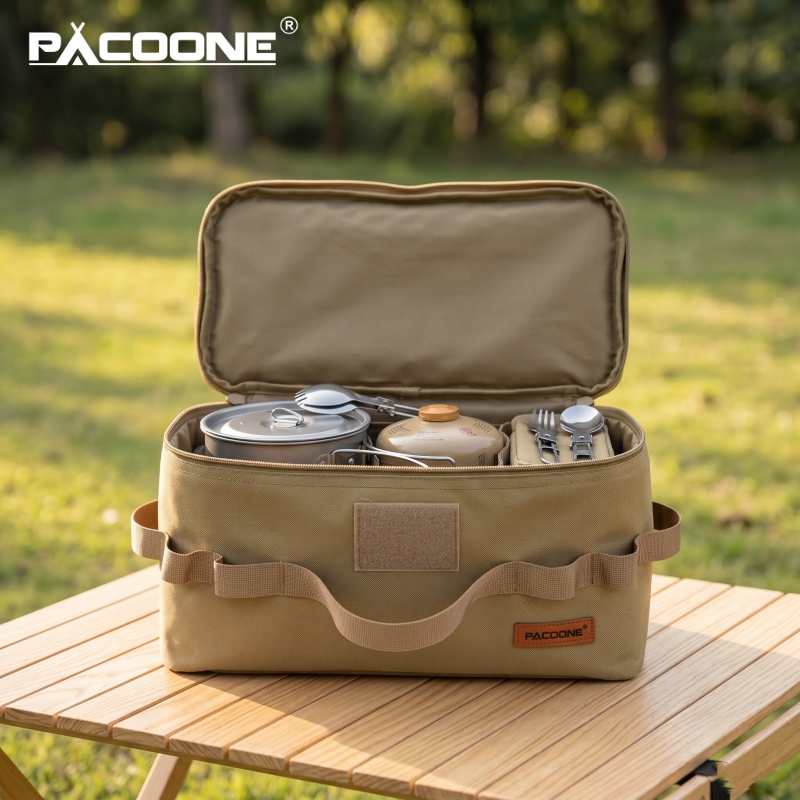 Outdoor Camping Cooking Equipment - حقيبة تخزين محمولة للتخييم من PACOONE