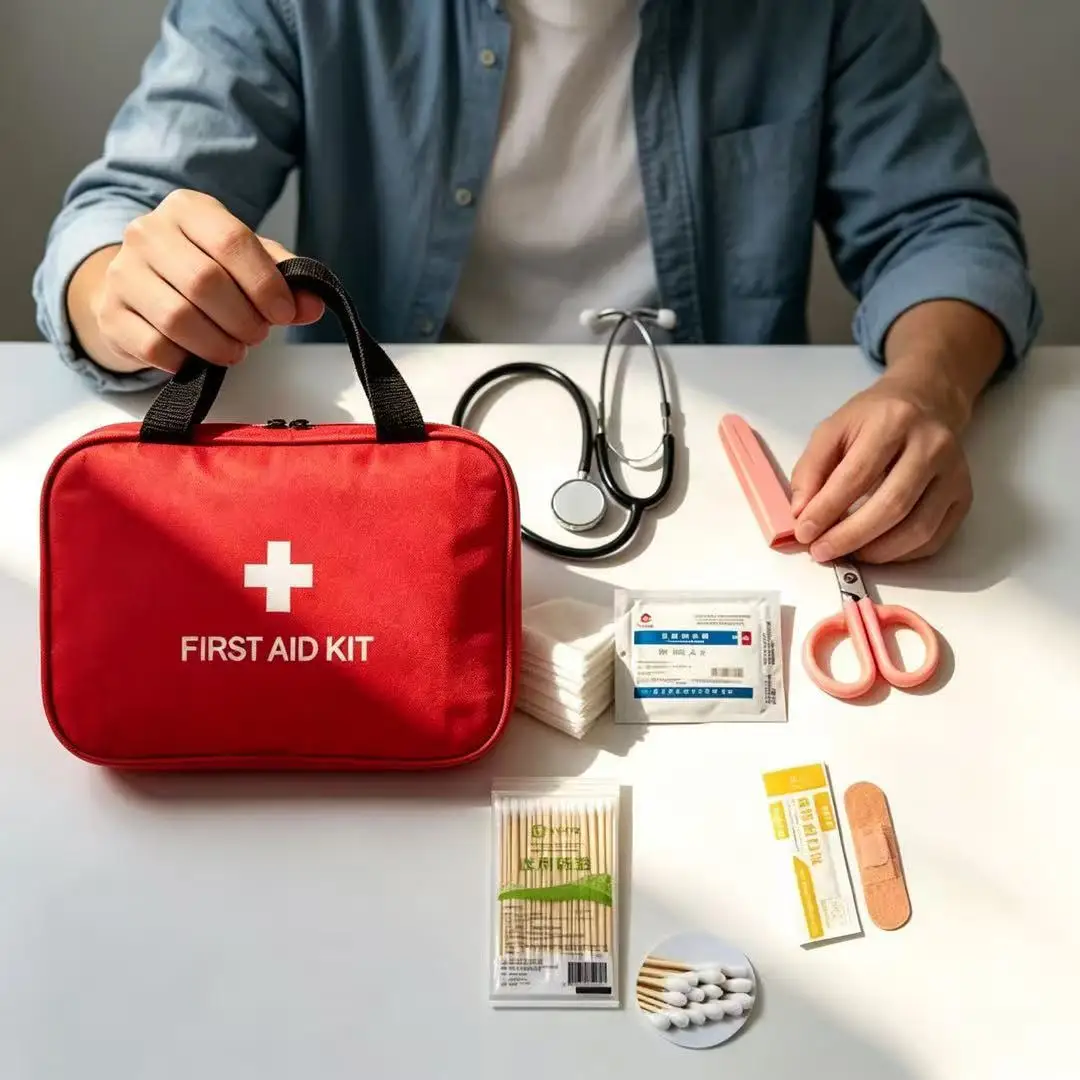 Survival Kit - حقيبة إسعافات أولية مع سماعة طبية