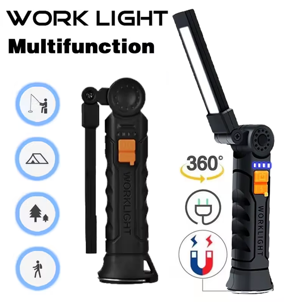 Outdoor Camping Adventure Lamp - مصباح يدوي COB LED محمول USB
