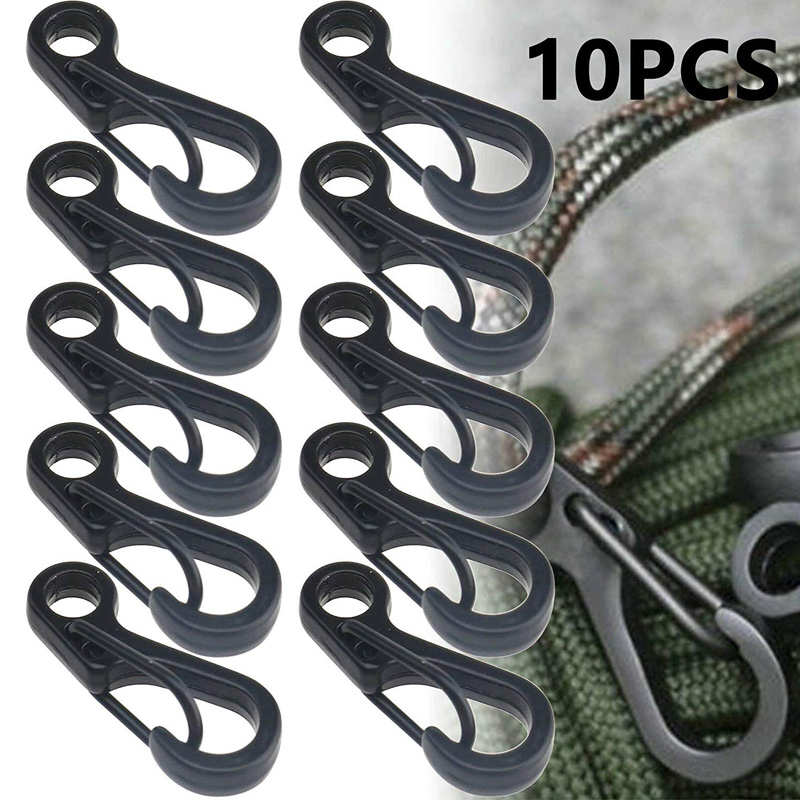 Outdoor Camping Essential Gear - 10 قطعة/الوحدة حلقة تسلق صغيرة Paracord