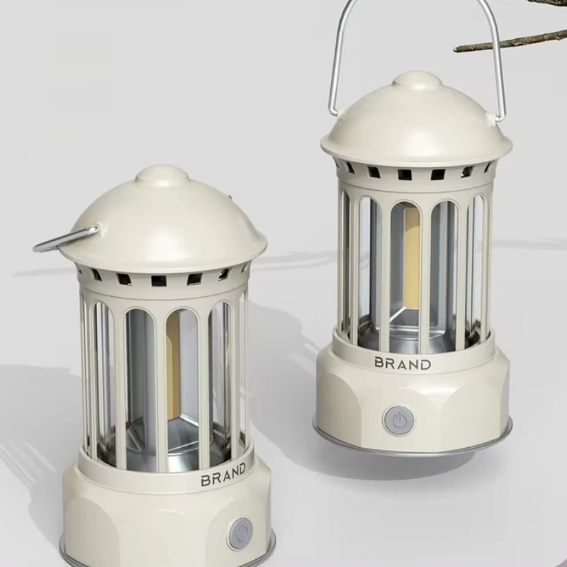 Camping Lantern - فانوس تخييم خارجي محمول بتصميم عتيق،