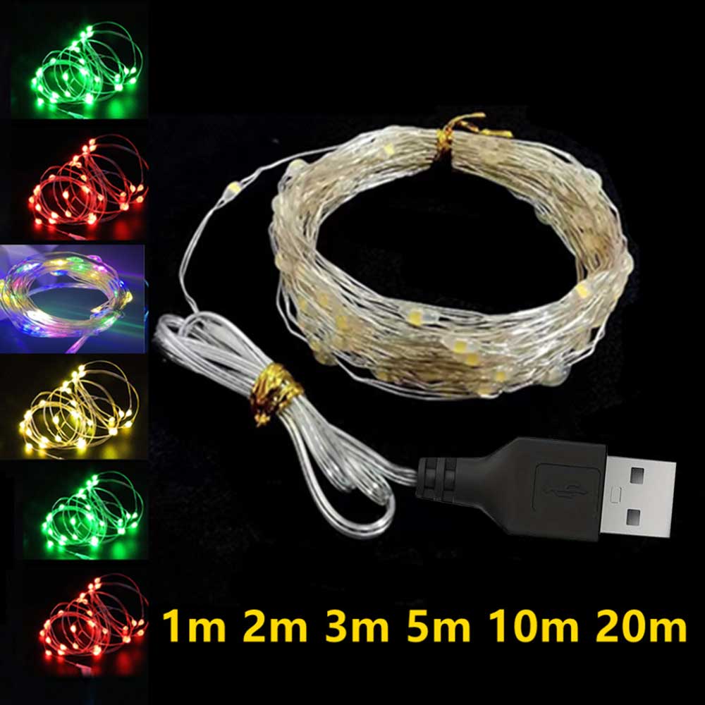 Outdoor Camping Lights String - 20 متر USB LED سلسلة أضواء