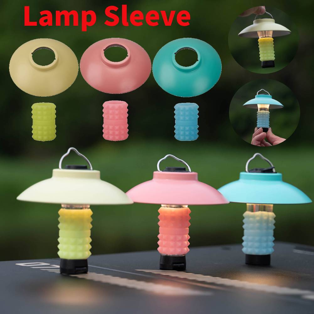 Outdoor Camping Dome - غطاء مصباح من السيليكون، حامل إضاءة