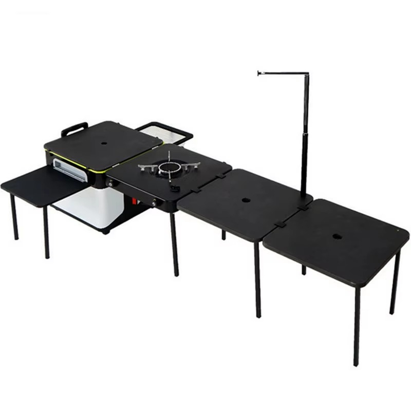 Outdoor Camping Kitchen Table - صندوق مطبخ محمول عالي الجودة للتخييم