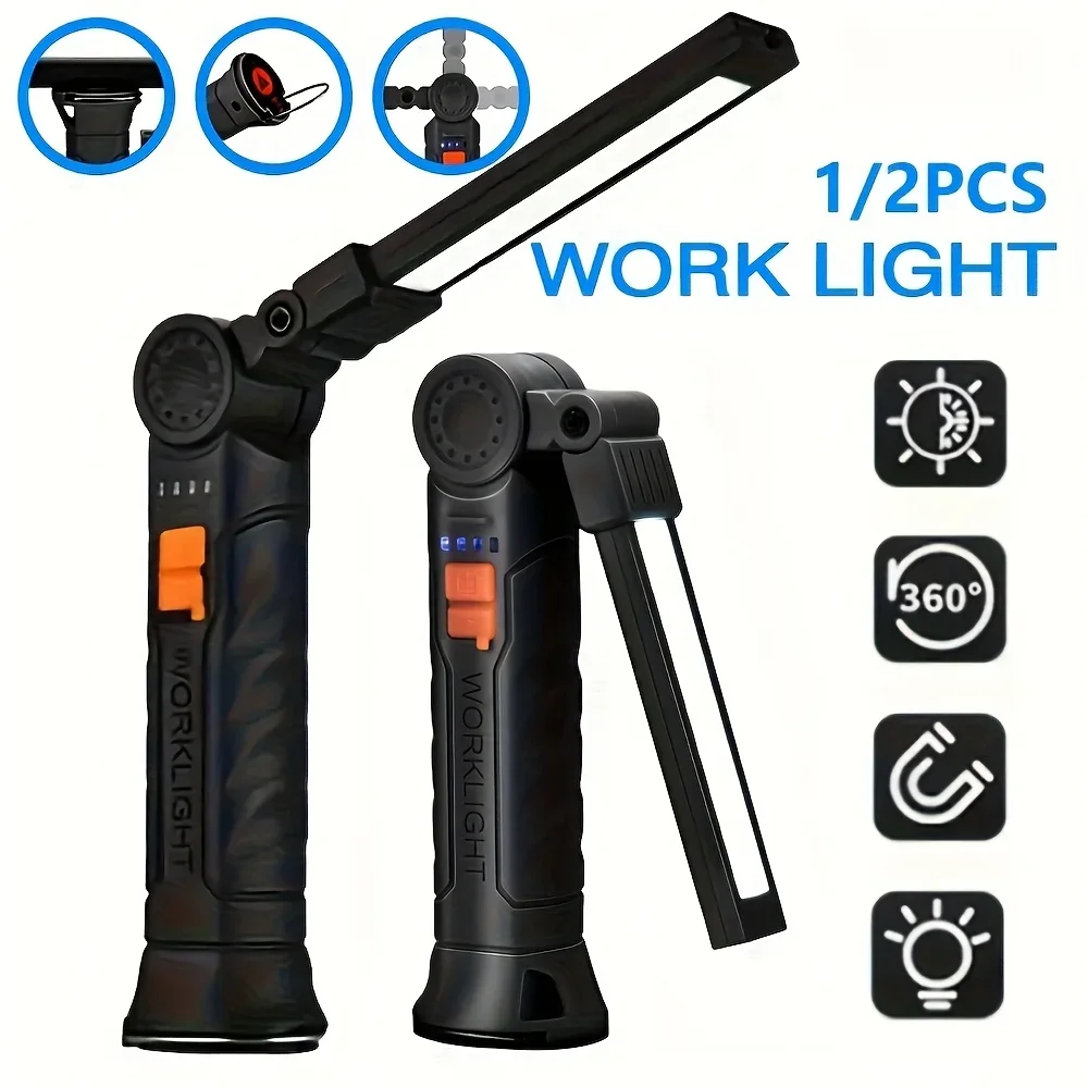 Outdoor Camping Adventure Lamp - مصباح يدوي COB LED محمول قابل