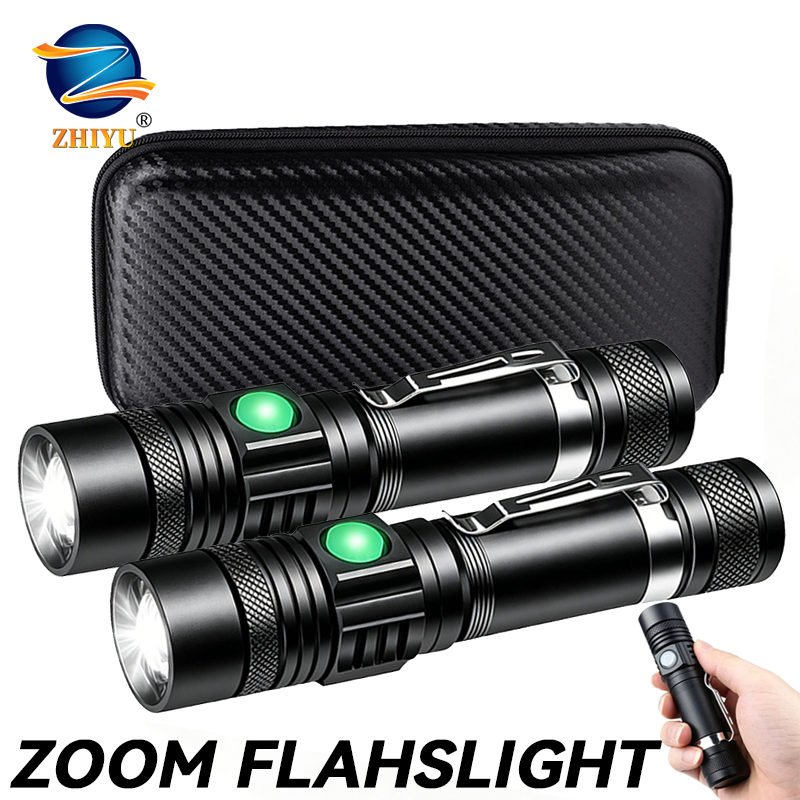 Outdoor Camping Adventure Lamp - مصباح يدوي LED قابل لإعادة الشحن