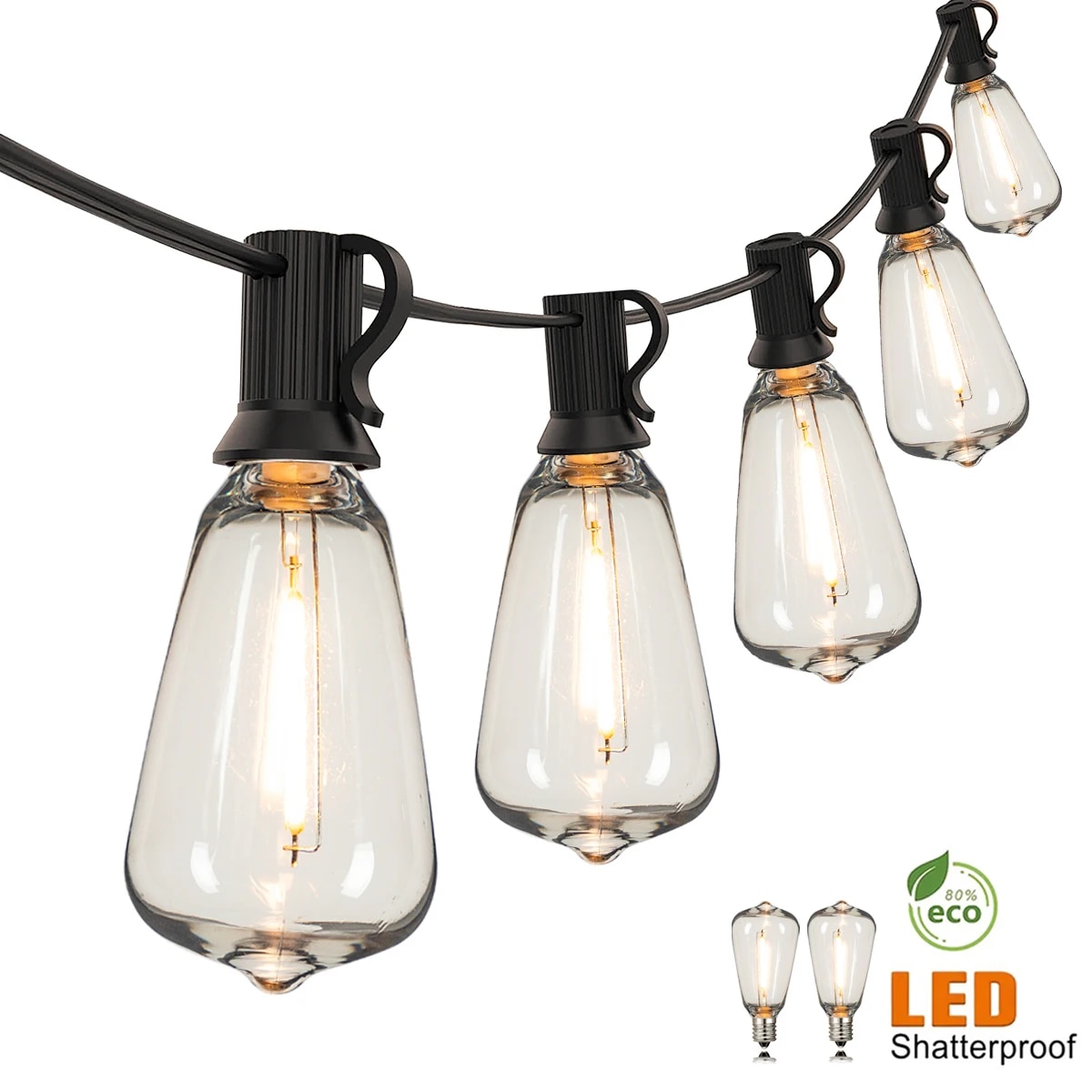 Outdoor Camping Lights String - سلسلة أضواء ST38 بقابس أمريكي 110