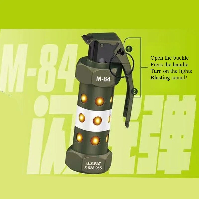 نموذج قنبلة M84 التكتيكية الوه - مراجعة Outdoor Camping Essential Gear وسعره