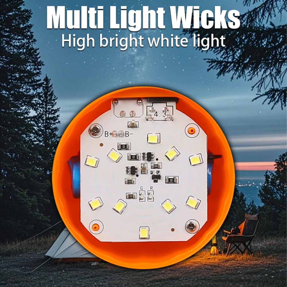 مصباح تخييم محمول صغير مع 4 أو - مراجعة Camping Lantern وسعره