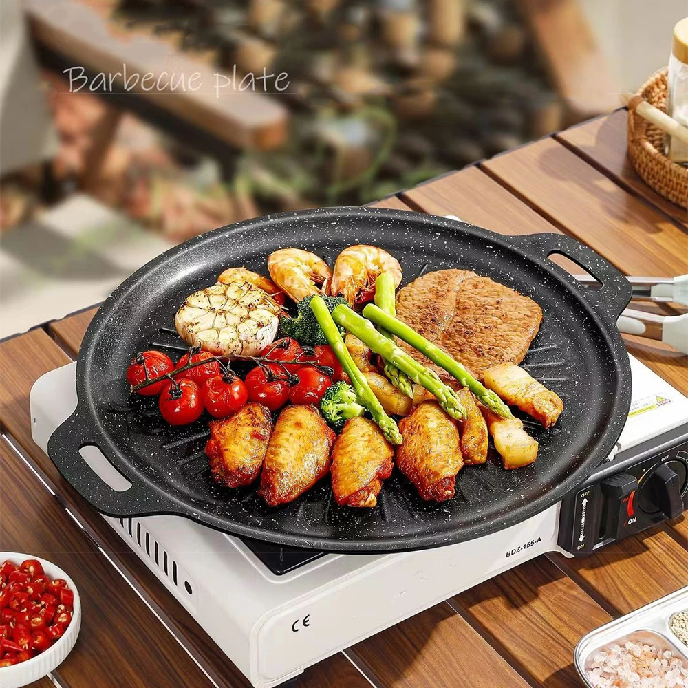 مقلاة شواء خارجية 34 سم غير لا - مراجعة Outdoor Camping Kitchen وسعره