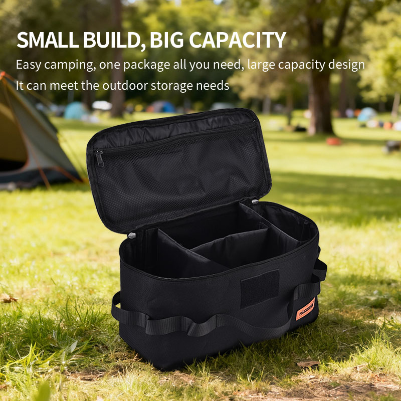 حقيبة تخزين محمولة للتخييم من  - مراجعة Outdoor Camping Cooking Equipment وسعره