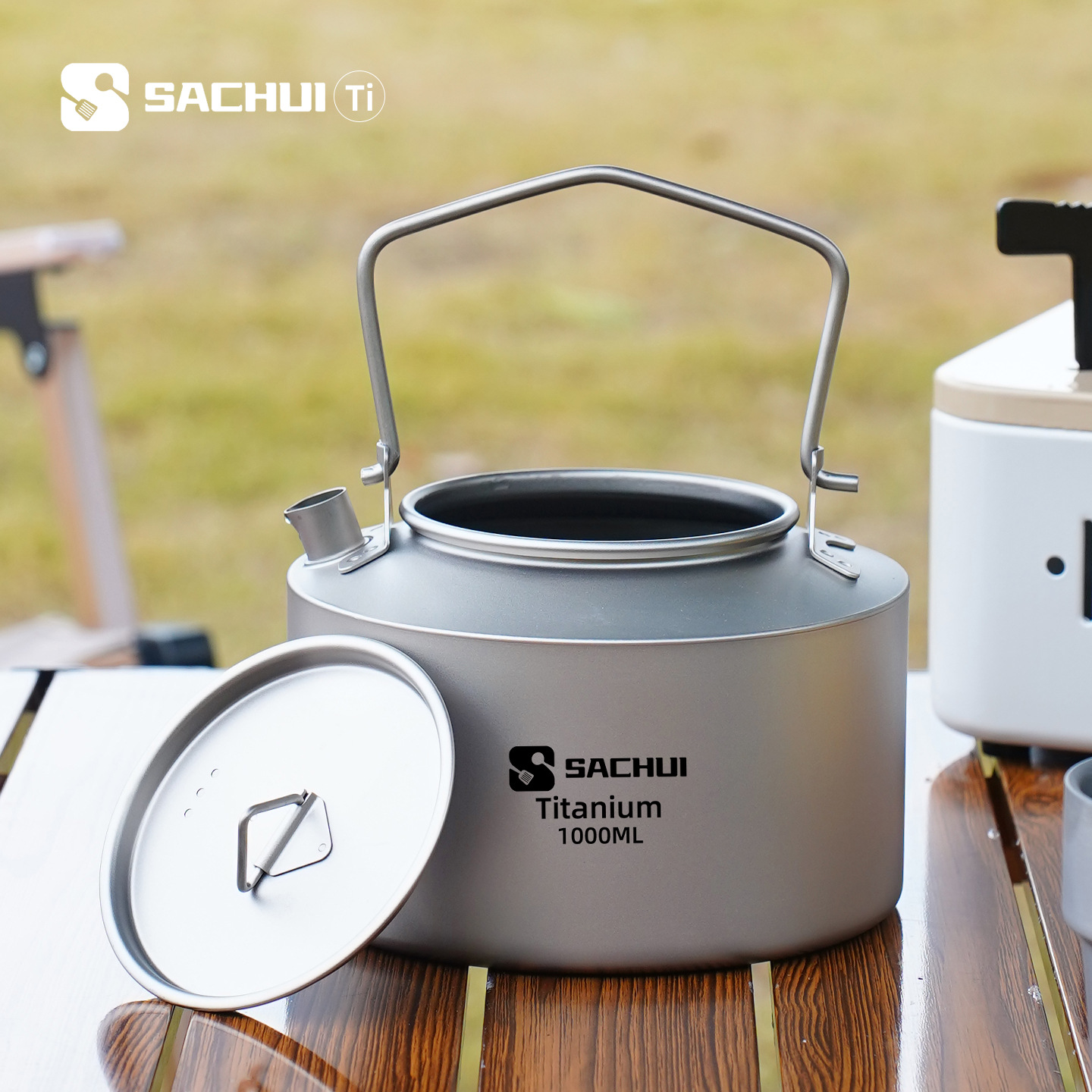 إبريق من التيتانيوم النقي سعة  - مراجعة Outdoor Camping Cooking Equipment وسعره