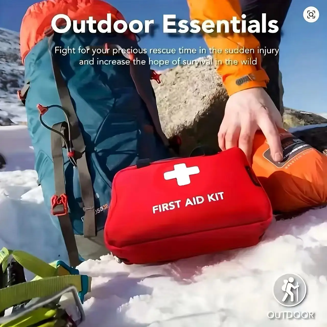حقيبة إسعافات أولية مع سماعة ط - مراجعة Survival Kit وسعره