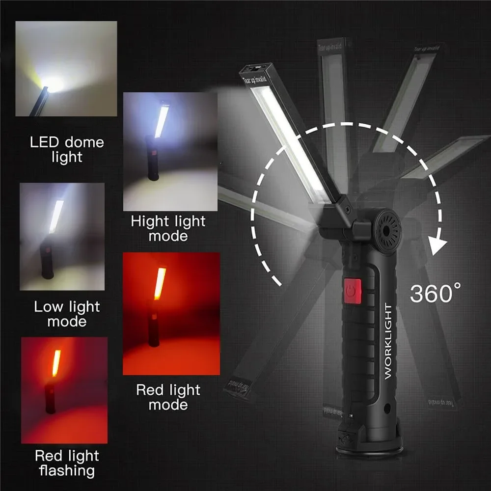 المحمولة COB مصباح ليد جيب USB - مراجعة Outdoor Camping Adventure Lamp وسعره