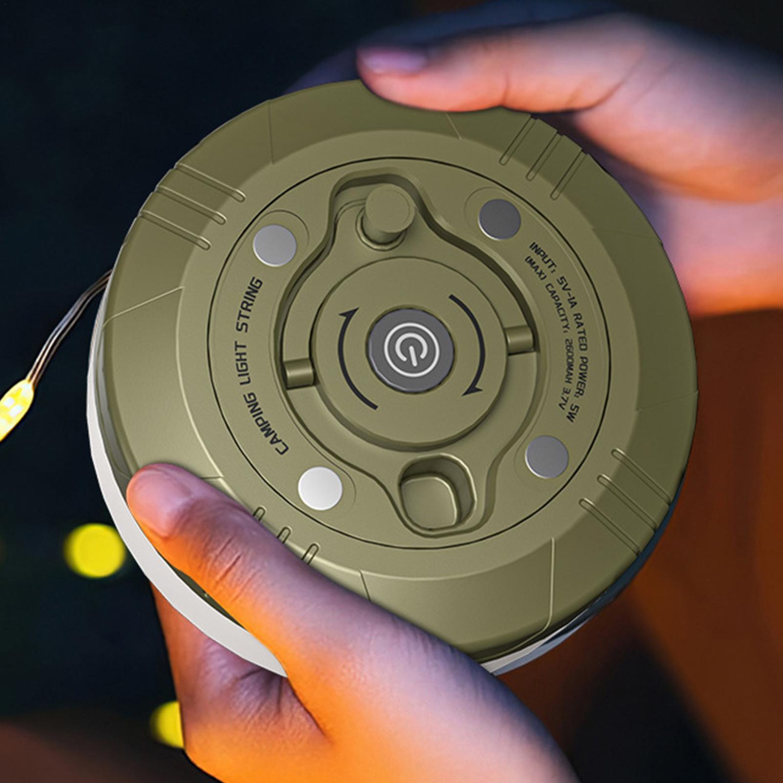 أضواء خيمة قابلة للسحب بطول 20 - مراجعة Outdoor Camping Lights String وسعره
