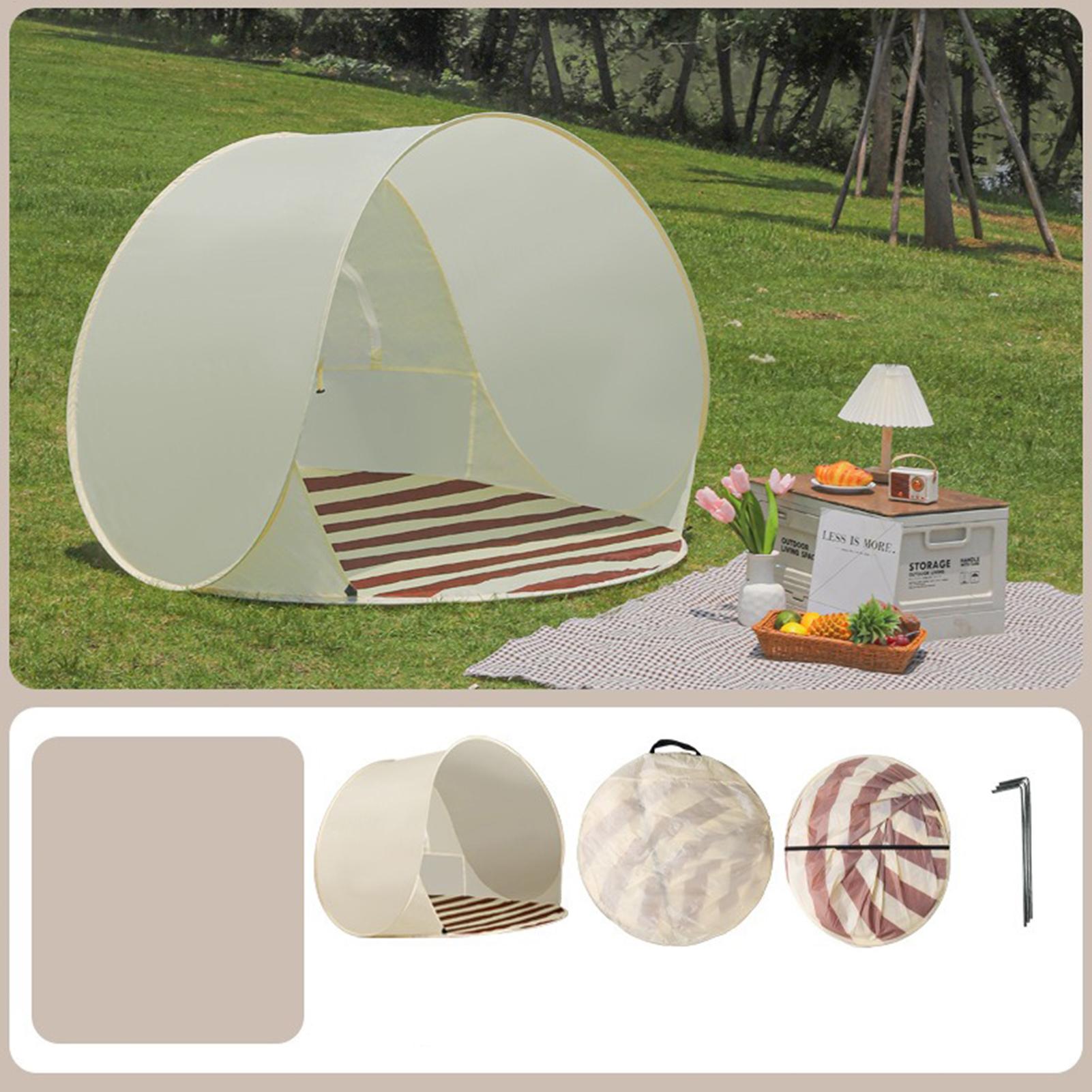 خيمة شاطئية محمولة سريعة الفتح - مراجعة Outdoor Camping Dome وسعره