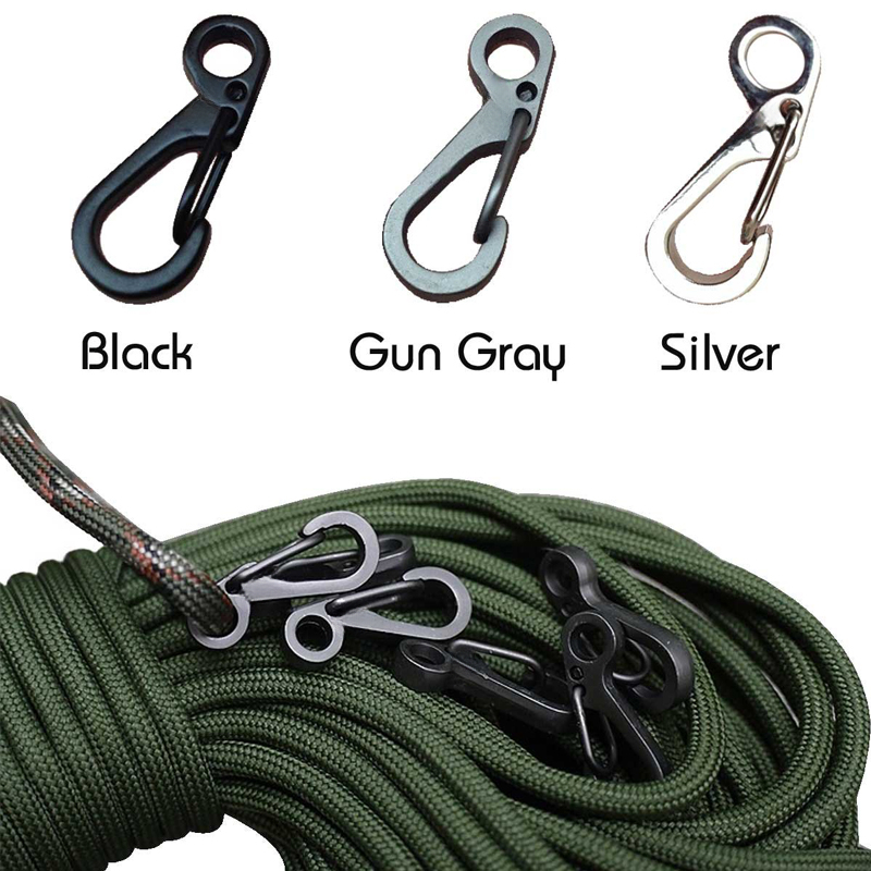 10 قطعة/الوحدة حلقة تسلق صغيرة - مراجعة Outdoor Camping Essential Gear وسعره