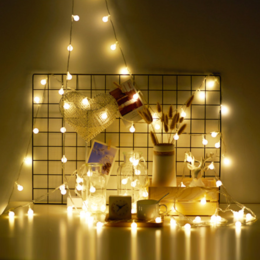 3M/6M/10M الكرة LED ضوء سلسلة  - مراجعة Outdoor Camping Lights String وسعره