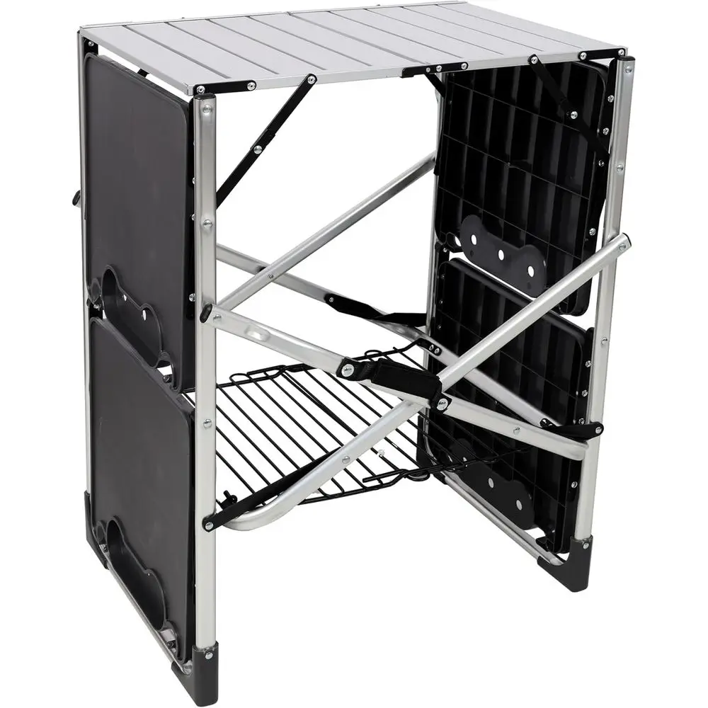 طاولة مطبخ محمولة للاستخدام ال - مراجعة Outdoor Camping Kitchen Table وسعره