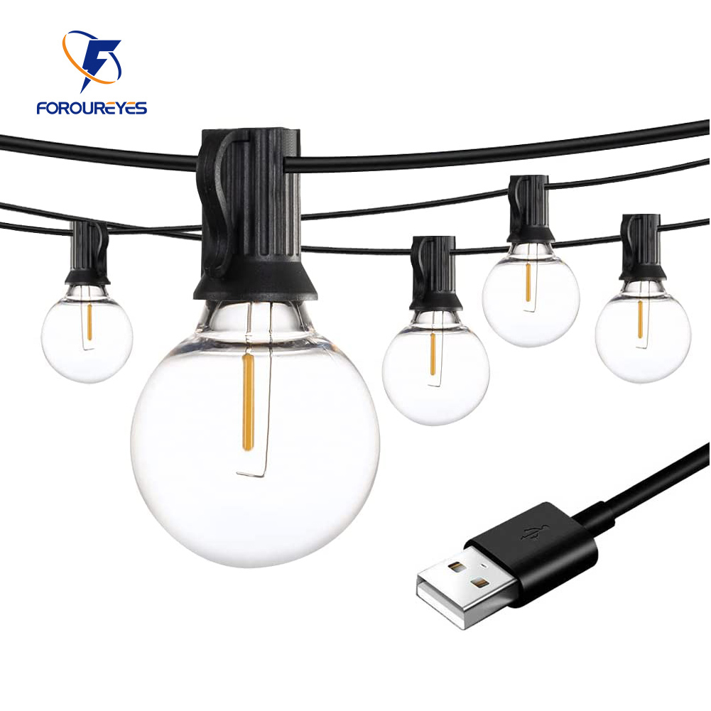 30 متر 15 متر 7.6 متر USB LED  - مراجعة Outdoor Camping Lights String وسعره
