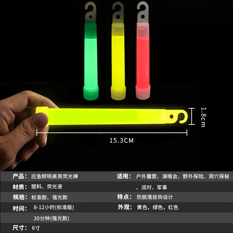 5 قطع/10 قطع عصا مضيئة تكتيكية - مراجعة Glow Sticks Survival وسعره
