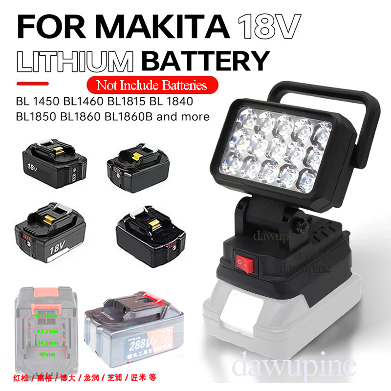 لماكيتا 18 فولت بطارية ليثيوم  - مراجعة Outdoor Camping Adventure Lamp وسعره