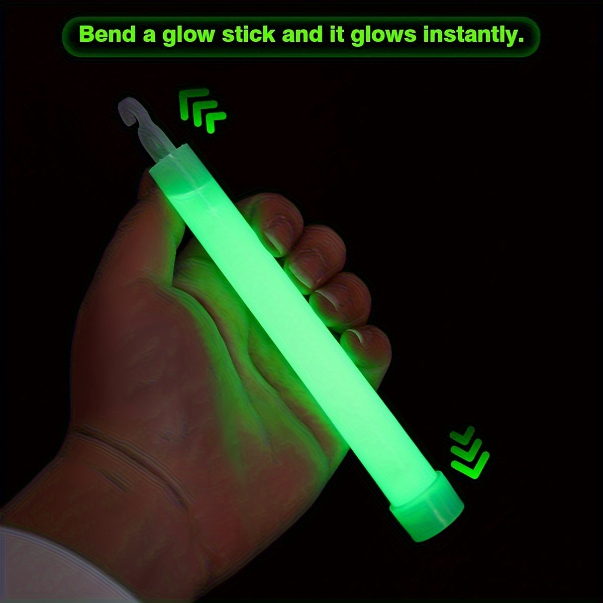 عصا مضيئة خضراء في الظلام، عصا - مراجعة Glow Sticks Survival وسعره