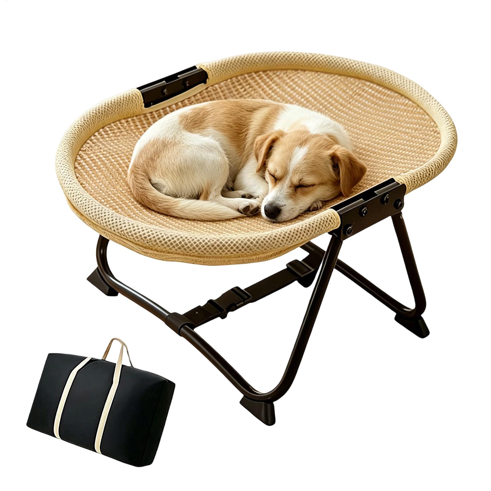 سرير كلاب قابل للطي مع وسادة ق - مراجعة Outdoor Camping Dog Bed وسعره