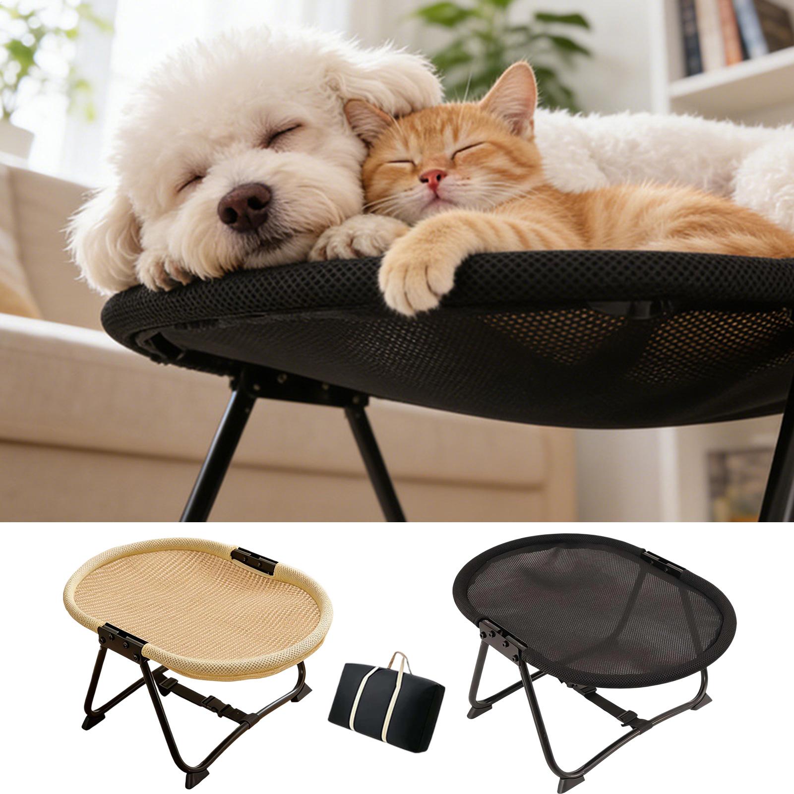 سرير كلاب قابل للطي مع وسادة ق - مراجعة Outdoor Camping Dog Bed وسعره