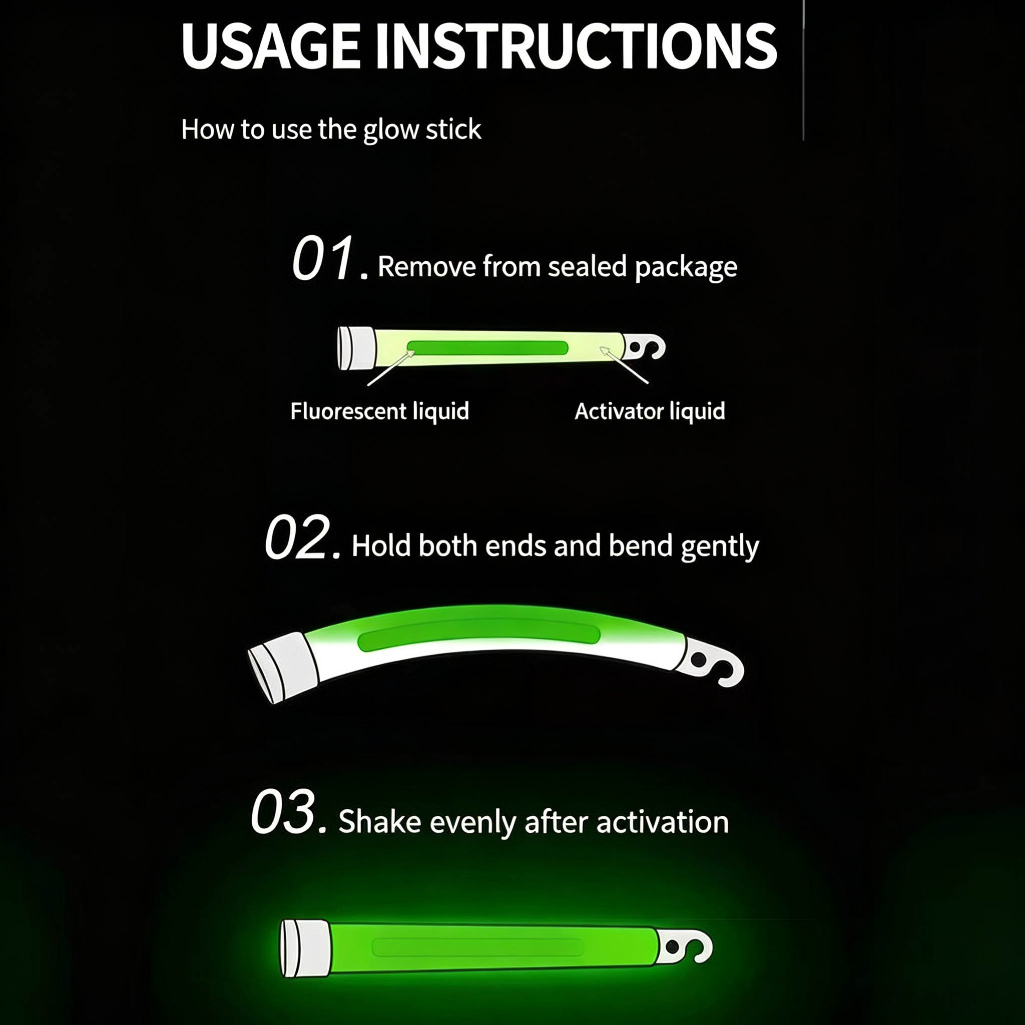 عصي مضيئة تكتيكية بطول 6 بوصات - مراجعة Glow Sticks Survival وسعره