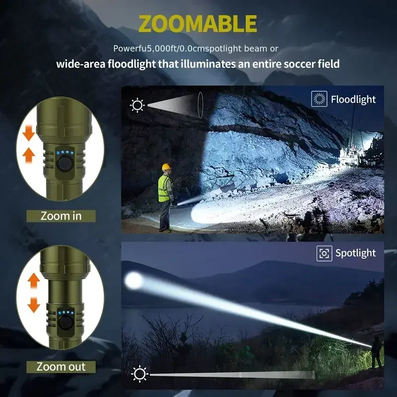 مصباح يدوي قوي للغاية، مصباح ي - مراجعة Outdoor Camping Adventure Lamp وسعره