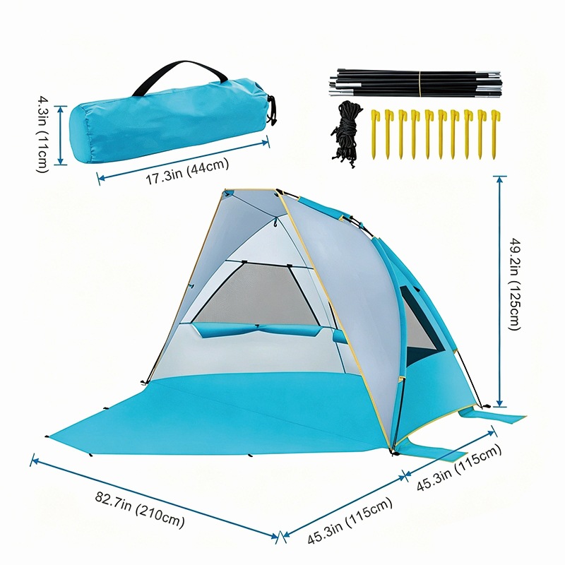 خيمة شاطئية خارجية للحماية من  - مراجعة Outdoor Camping Dome وسعره