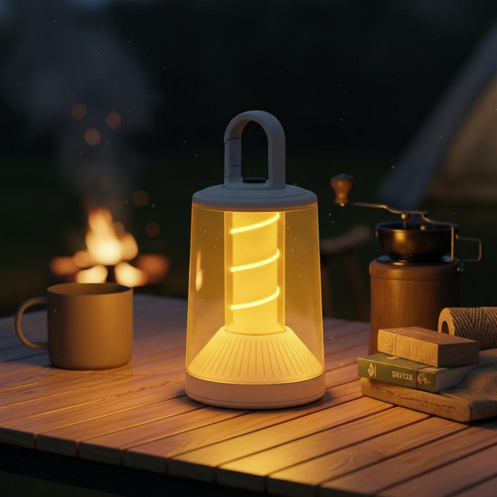فانوس معلق يعمل بالبطارية 360  - مراجعة Camping Lantern وسعره