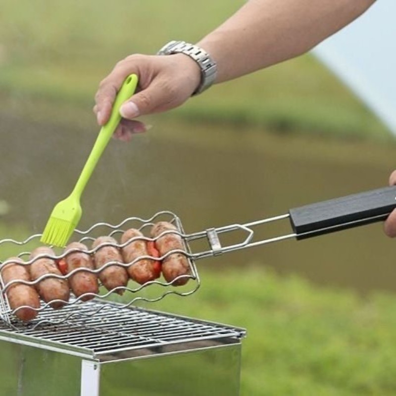 شواية محمولة للتخييم، خفيفة ال - مراجعة Outdoor Camping Cooking Equipment وسعره