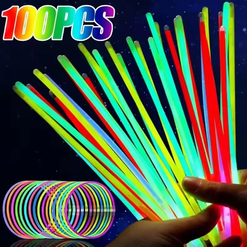 50/100 قطعة العصي الإسفار حفلة - مراجعة Glow Sticks Survival وسعره