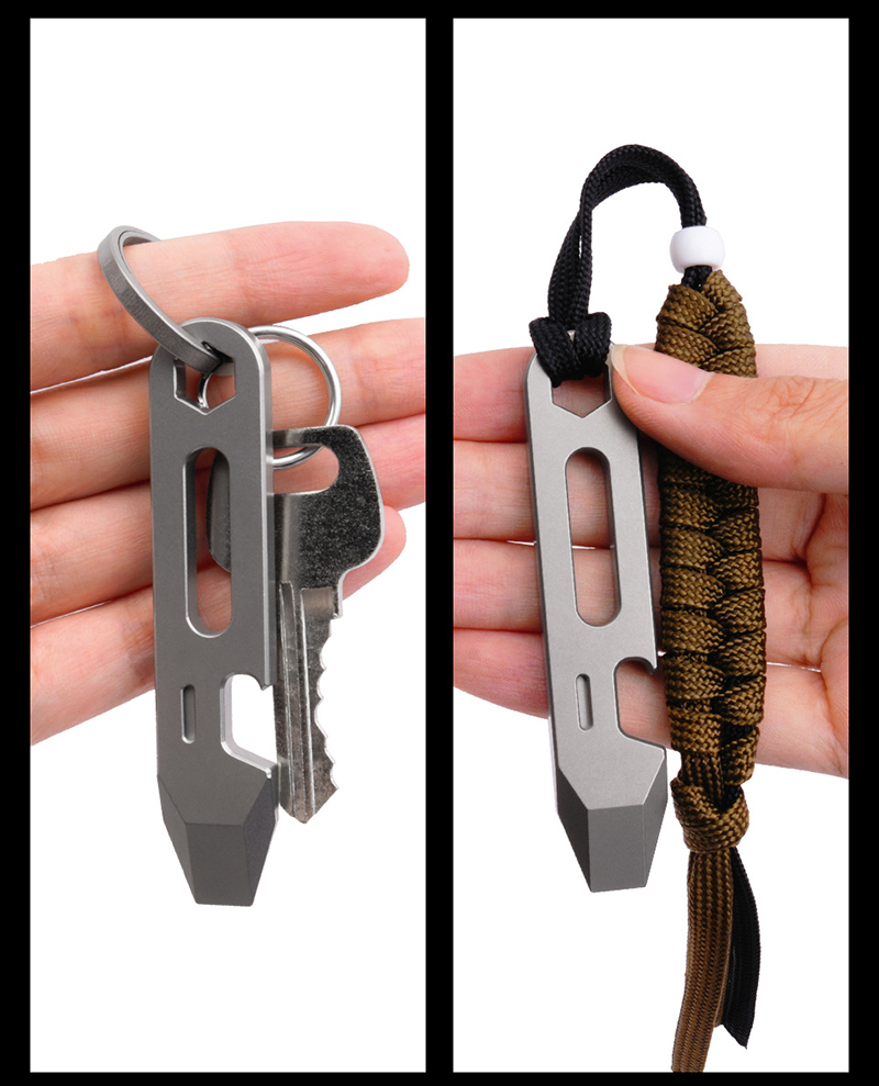 8 سنتيمتر CNC TC4 سبائك التيتا - مراجعة Outdoor Camping Essential Gear وسعره