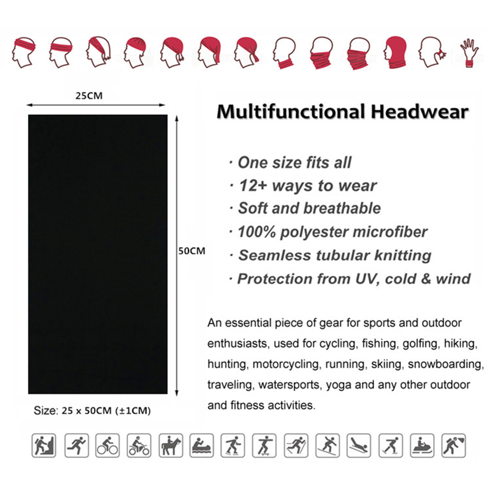 سلس بلون عصابات الرجال النساء  - مراجعة Outdoor Camping Essential Gear وسعره