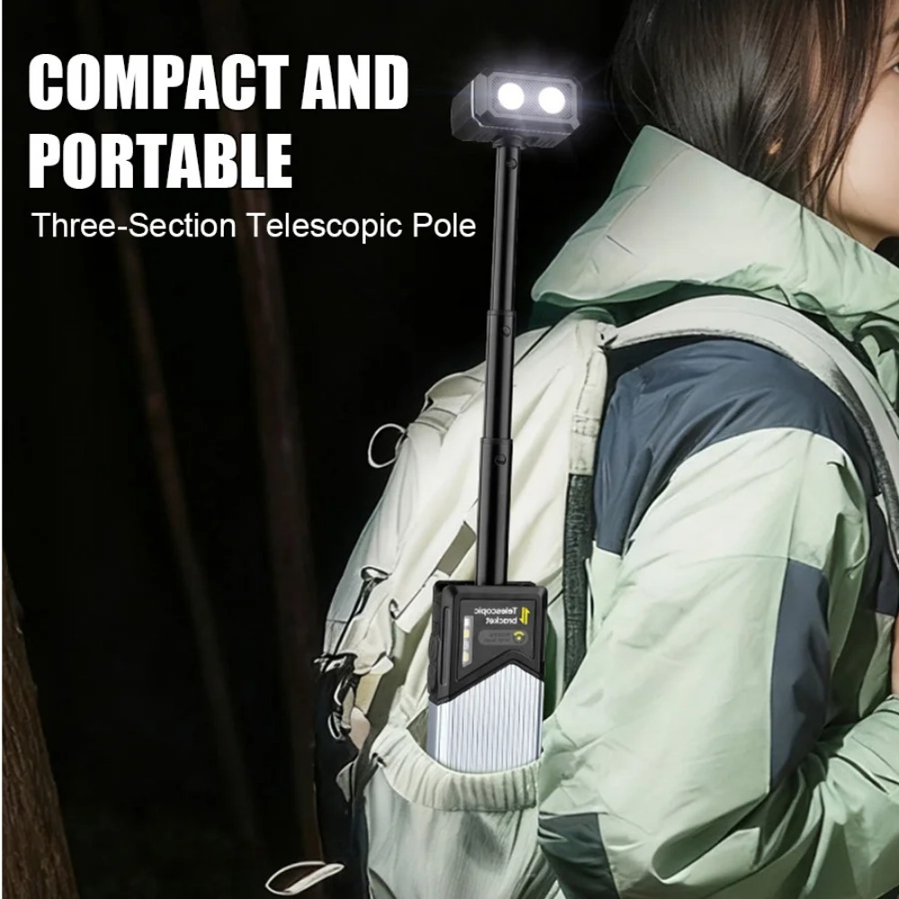 محمول 180 °   مصباح يدوي LED ق - مراجعة Camping Lantern وسعره