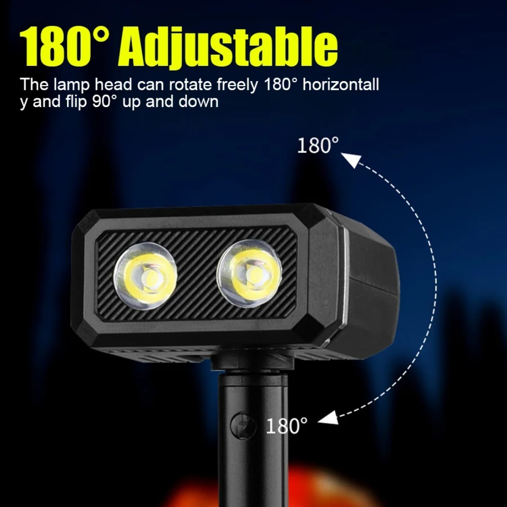 محمول 180 °   مصباح يدوي LED ق - مراجعة Camping Lantern وسعره