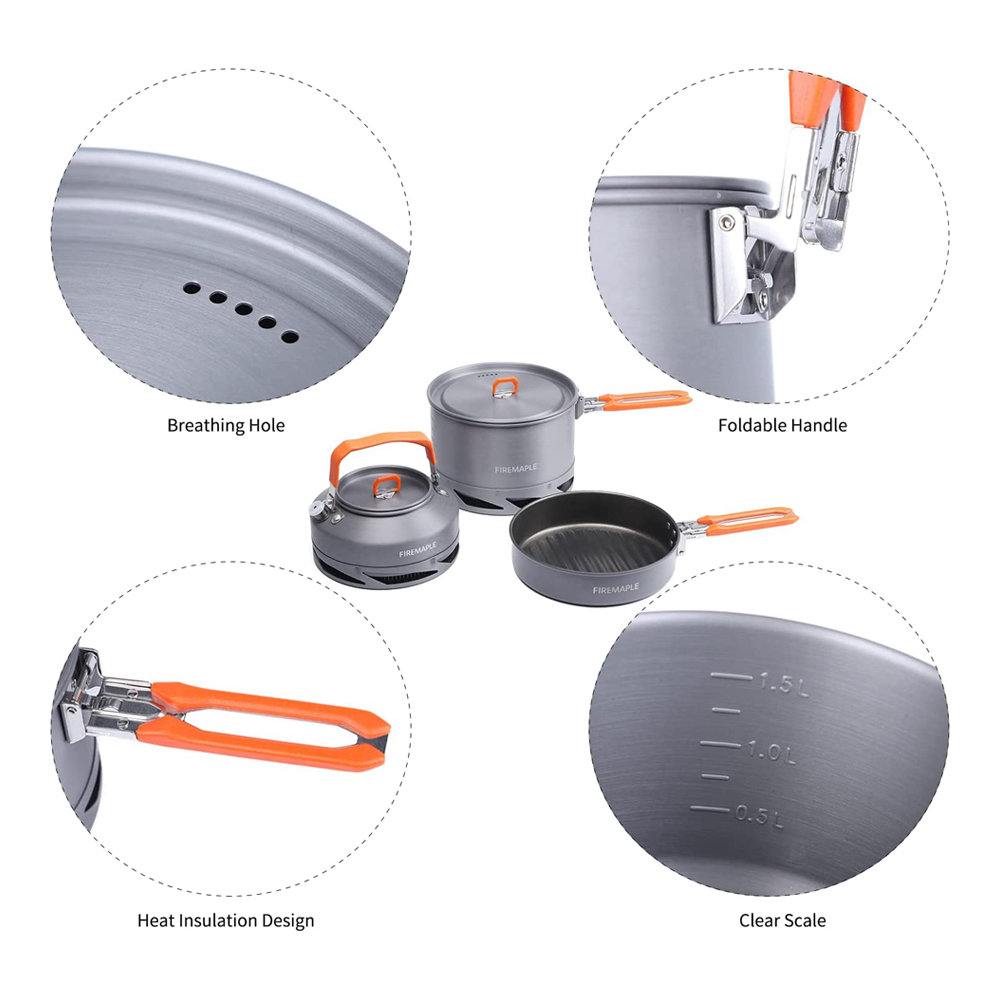 النار القيقب التخييم تجهيزات ا - مراجعة Outdoor Camping Kitchen Table وسعره