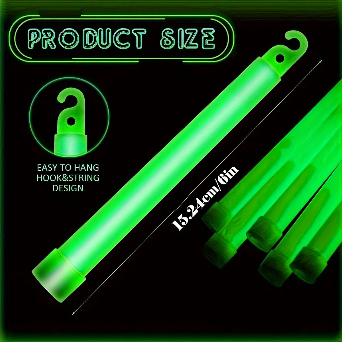 أعواد توهج باللون الأخضر المتو - مراجعة Glow Sticks Survival وسعره