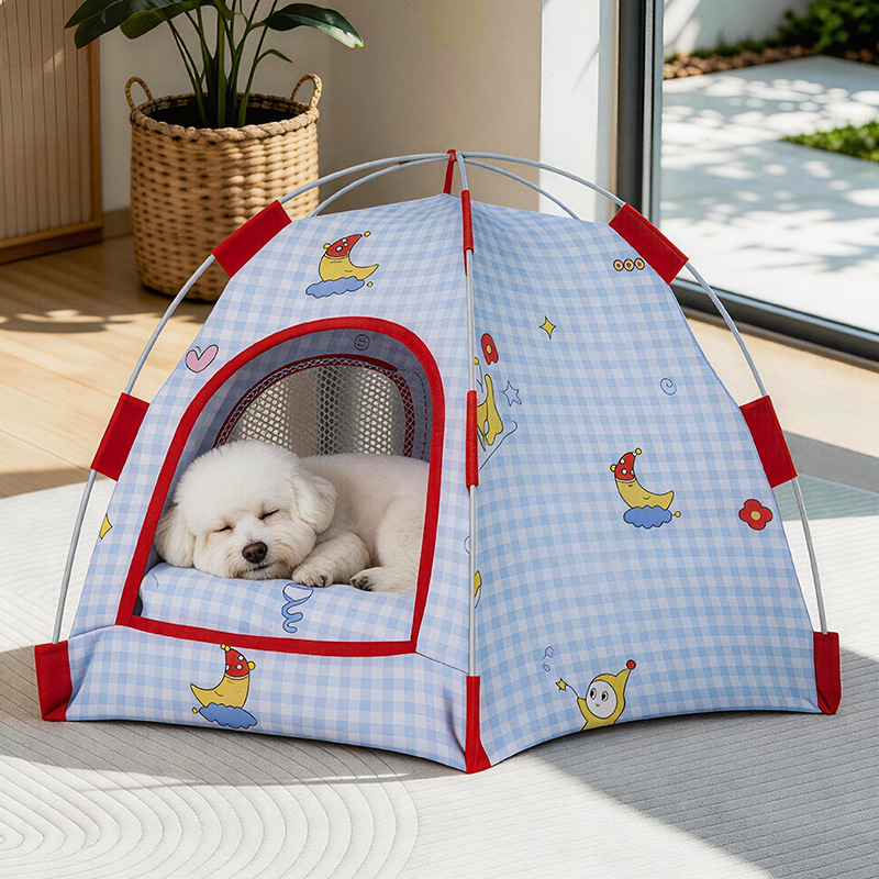خيمة للكلاب وسرير للقطط، مناسب - مراجعة Outdoor Camping Dog Bed وسعره