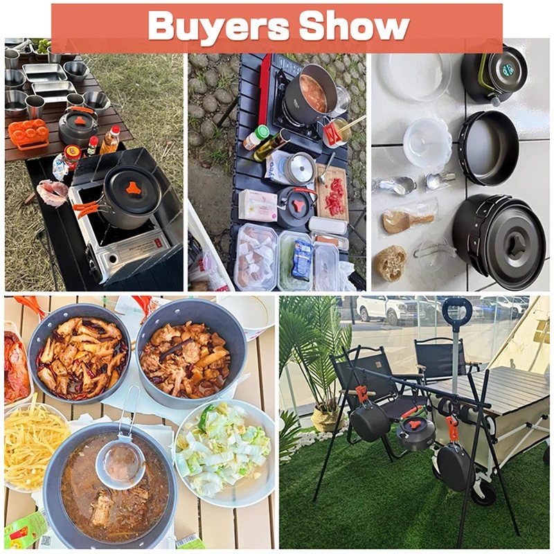 مجموعة أدوات الطهي للتخييم، أد - مراجعة Outdoor Camping Kitchen Table وسعره