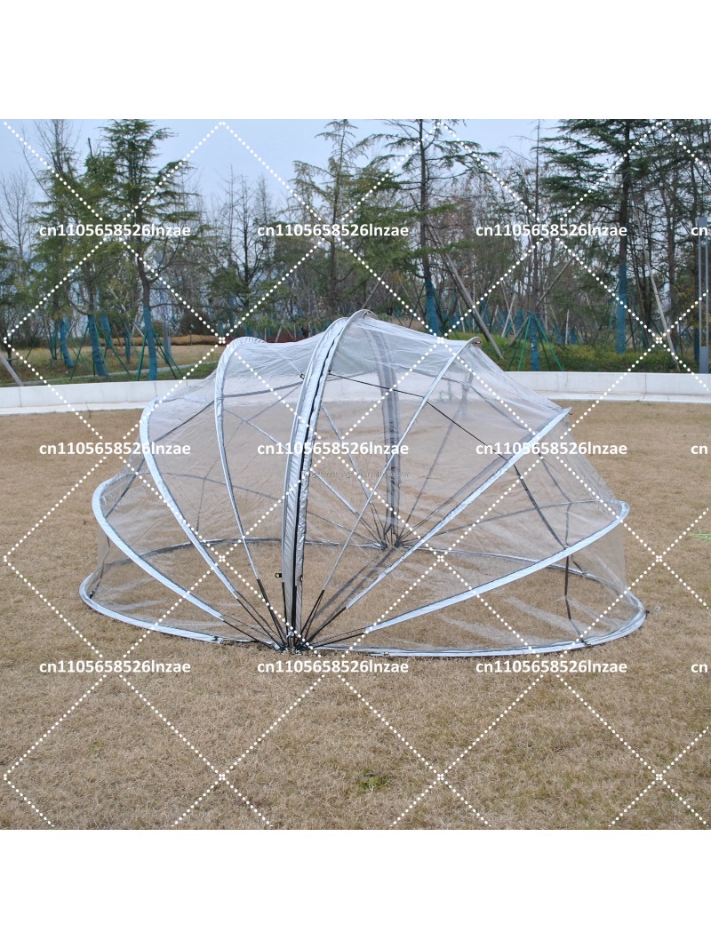 خيمة قبة شفافة متينة تتسع لـ 8 - مراجعة Outdoor Camping Dome وسعره